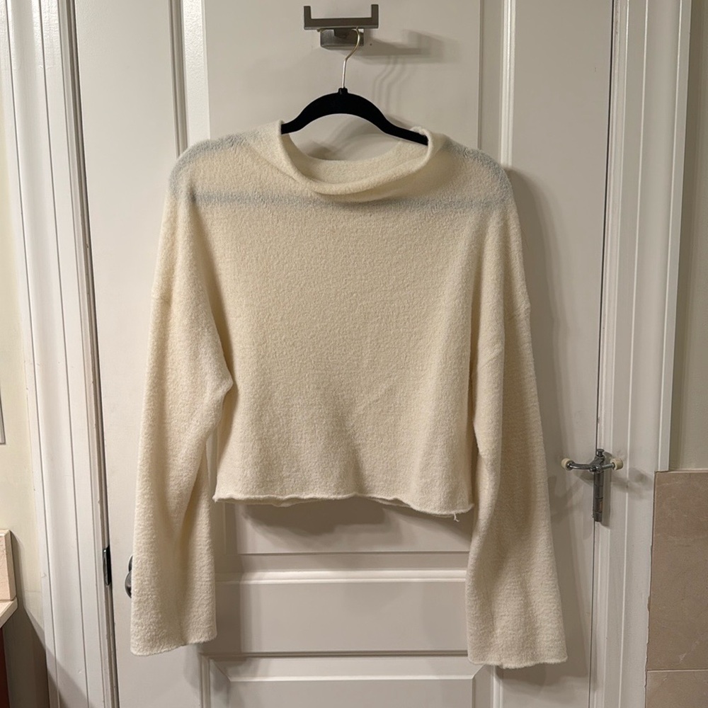 Free People White Sweater
